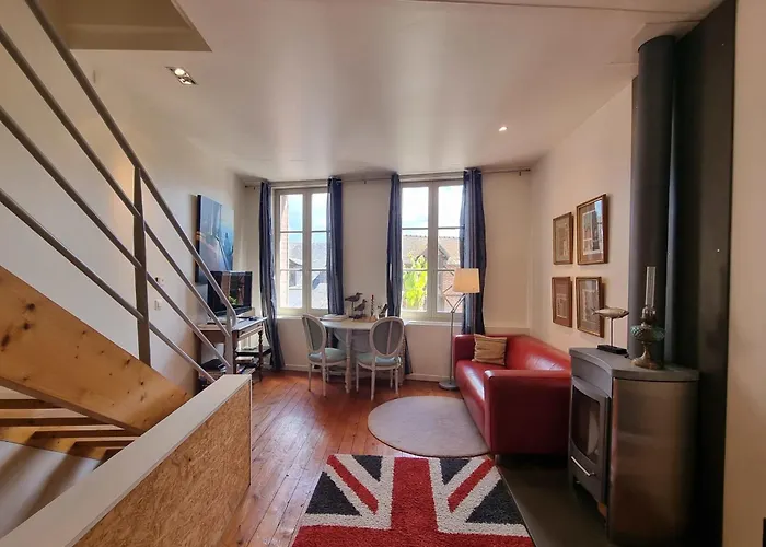 Nyaraló La Maison Du Puits With Wood-burning Stove Center 5p *