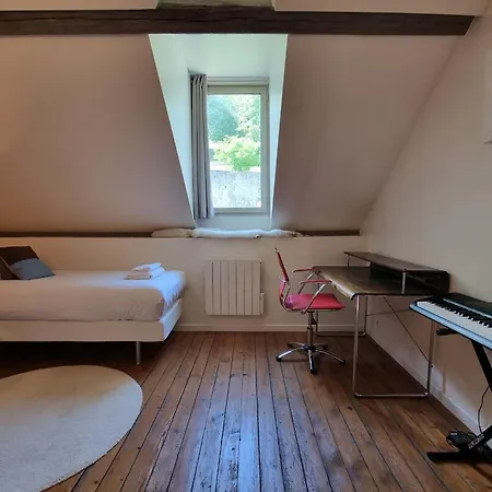 La Maison Du Puits With Wood-burning Stove Center 5p *